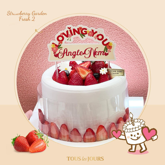 Premium TOUS LES JOURS 🍓 strawberry garden fresh cake No.2